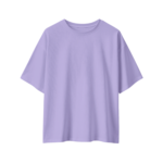 oversize royal elephant graphic unisex lavender tshirt front view yuvio