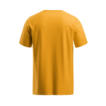regular fit hustler mens yellow tshirt back view yuvio