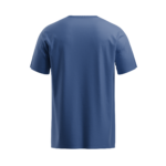 regular fit lord narsimha unisex royal blue tshirt back view yuvio