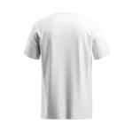 regular fit majestic force eagle unisex white tshirt back view yuvio