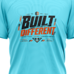 gym-built-different-unisex-sky-blue-polyester-tshirt-close-up-view-yuvio