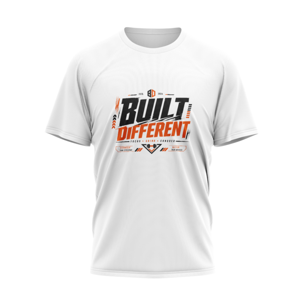 Built Different Unisex - Gym Polyster T-Shirt | Yuvio