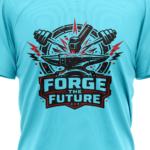 Forge the future Unisex - Gym Polyster T-Shirt | Yuvio - Image 4