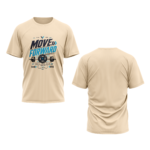 gym-move-forward-unisex-sand-polyester-tshirt-front-back-view-yuvio