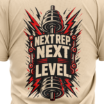 Next Rep Next Level Unisex - Gym Polyster T-Shirt | Yuvio - Image 4