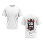 gym-next-rep-next-level-polyester-white-tshirt-front-back-view-yuvio