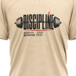 gym-polyester-discipline-beats-motivation-unisex-sand-tshirt-close-up-view-yuvio