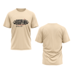 gym-polyester-discipline-beats-motivation-unisex-sand-tshirt-front-back-view-yuvio