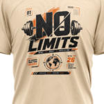 gym-polyester-no-limits-unisex-sand-tshirt-close-up-view-yuvio