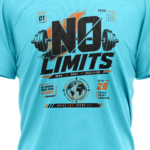 No Limit Unisex Regular Fit Gym Polyster T-Shirt | Yuvio - Image 4