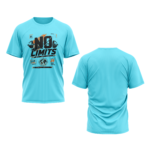 No Limit Unisex Regular Fit Gym Polyster T-Shirt | Yuvio - Image 3