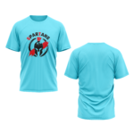 gym-spartans-unisex-sky-blue-polyester-tshirt-front-back-view-yuvio