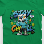 kids-stay-chill-green-tshirt-close-up-view-yuvio