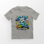 kids-stay-chill-melange-grey-tshirt-front-view-yuvio
