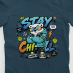 kids-stay-chill-navy-blue-tshirt-close-up-view-yuvio