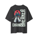 oversize-chain-breaker-unisex-black-tshirt-back-view-yuvio