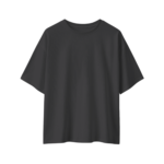 oversize-chain-breaker-unisex-black-tshirt-front-view-yuvio