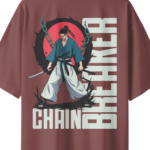 Chain Breaker Unisex Oversize T-Shirt | Yuvio - Image 4