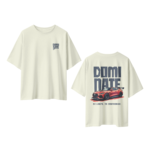 oversized-dominate-unisex-beige-tshirt-front-back-view-yuvio