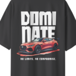 oversized-dominate-unisex-black-tshirt-close-up-view-yuvio