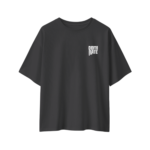 oversized-dominate-unisex-black-tshirt-front-view-yuvio