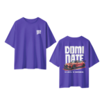 oversized-dominate-unisex-blue-tshirt-front-back-view-yuvio