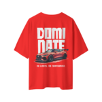 oversized-dominate-unisex-red-tshirt-back-view-yuvio