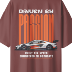 oversized-driven-by-passion-unisex-coffee-tshirt-close-up-view-yuvio