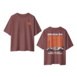 oversized-driven-by-passion-unisex-coffee-tshirt-front-back-view-yuvio