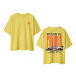 oversized-driven-by-passion-unisex-mustard-yellow-tshirt-front-back-view-yuvio