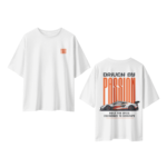 oversized-driven-by-passion-unisex-white-tshirt-front-back-view-yuvio