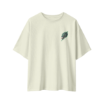 oversized-lightning-snake-unisex-beige-tshirt-front-view-yuvio