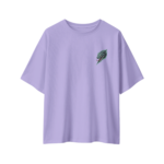 oversized-lightning-snake-unisex-lavender-tshirt-front-view-yuvio