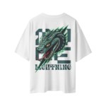 oversized-lightning-snake-unisex-white-tshirt-back-view-yuvio