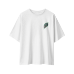 oversized-lightning-snake-unisex-white-tshirt-front-view-yuvio