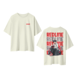 oversized-redline-unisex-beige-tshirt-front-back-view-yuvio