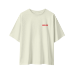 oversized-redline-unisex-beige-tshirt-front-view-yuvio