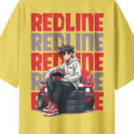 oversized-redline-unisex-mustard-yellow-tshirt-close-up-view-yuvio