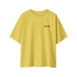 oversized-redline-unisex-mustard-yellow-tshirt-front-view-yuvio