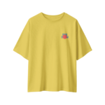 oversized-shadow-unisex-mustard-yellow-tshirt-front-view-yuvio