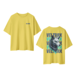 oversized-veltrax-unisex-mustard-yellow-tshirt-front-back-view-yuvio
