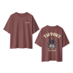 oversized-victory-unisex-coffee-tshirt-front-back-view-yuvio
