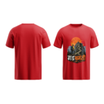 regular-fit-gad-bhramanti-unisex-red-tshirt-front-back-view-yuvio