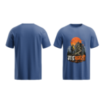 regular-fit-gad-bhramanti-unisex-royal-blue-tshirt-front-back-view-yuvio