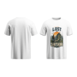 regular-fit-lost-in-sahyadri-unisex-white-tshirt-front-back-view-yuvio