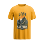 regular-fit-lost-in-sahyadri-unisex-yellow-tshirt-front-view-yuvio