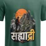 regular-fit-sahyadri-unisex-olive-green-tshirt-close-up-view-yuvio