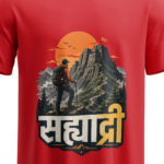 regular-fit-sahyadri-unisex-red-tshirt-front-view-yuvio