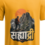 regular-fit-sahyadri-unisex-yellow-tshirt-front-view-yuvio