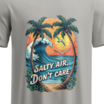 regular-fit-salty-air-dont-care-unisex-melange-grey-tshirt-close-up-view-yuvio